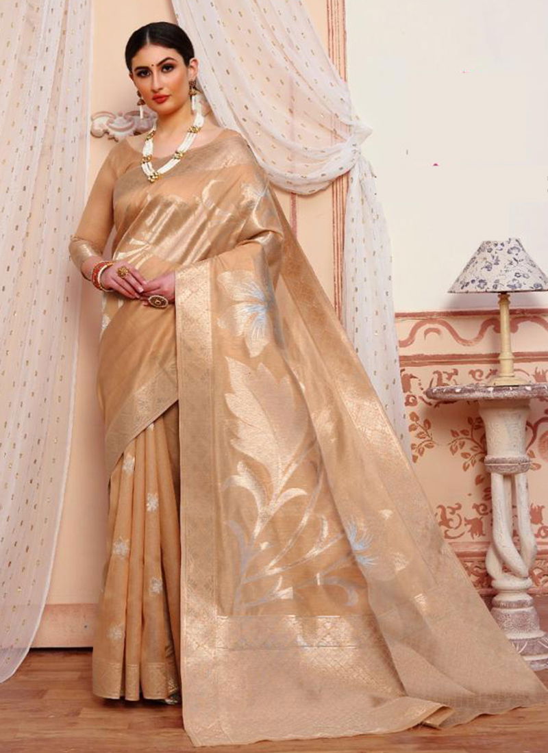 Kalika Silk New Handloom Weaving Designer Sarees Collection 61005-61005E